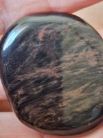 mélange d'obsidienne acajou et argenté