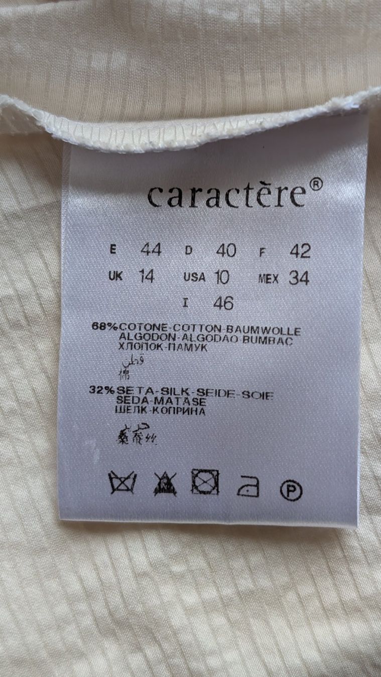Camicette: Caractére Baumwolle/Seide Bluse Gr. 40 – Nuovo (secondo la descrizione) da Thalwil venduto da kat_d85f 2