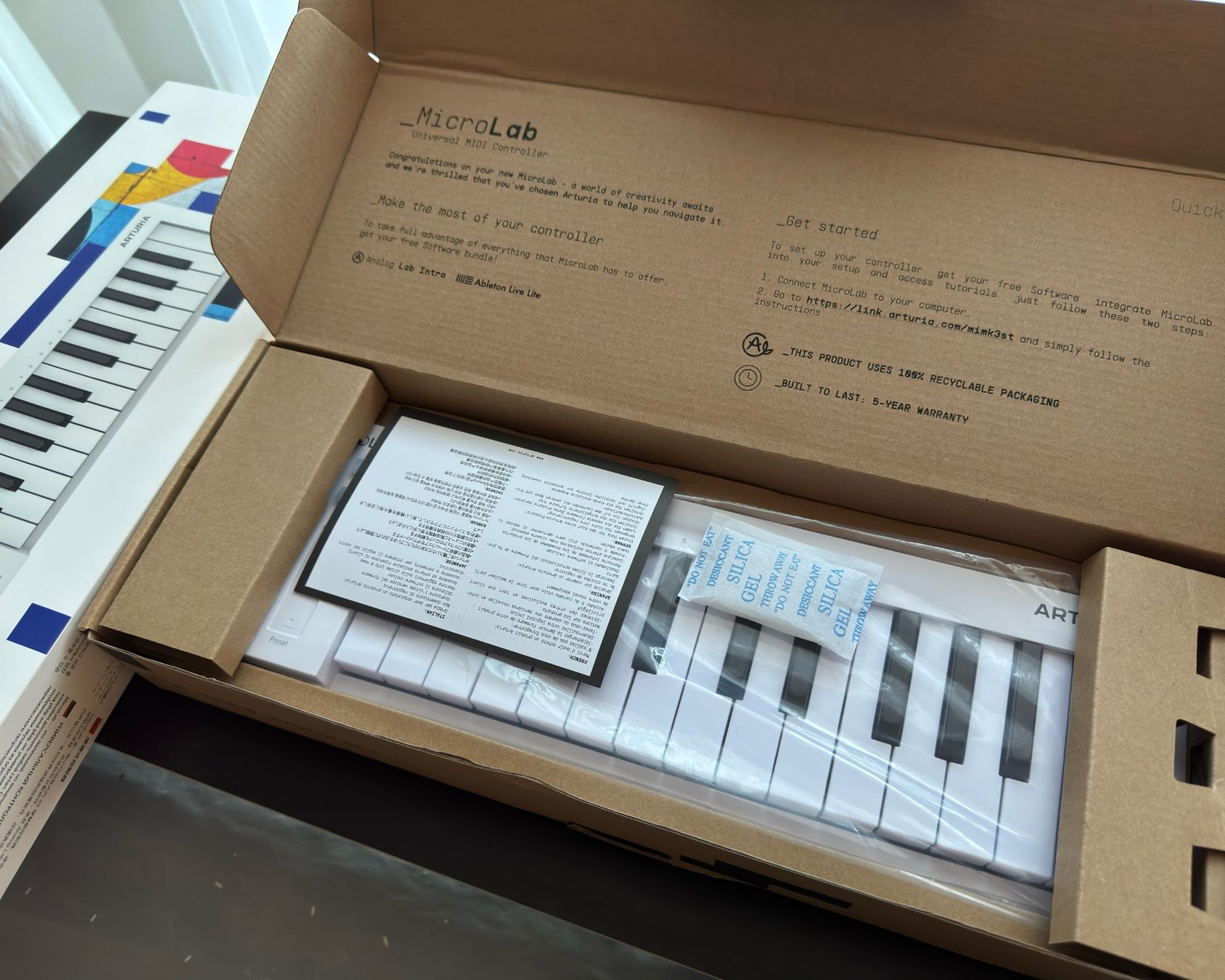 Arturia Strumenti musicali: Arturia MicroLab mk3 Controller Keyboard – Usato da Basel venduto da 7ber 5