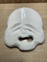Netsuke, Gesicht/Maske um 1900, signiert