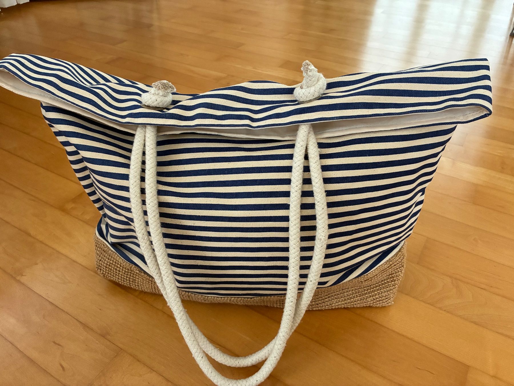 Borse: Strandtasche gestreift mit Seilhenkeln – Usato da Baar venduto da Johan016 2