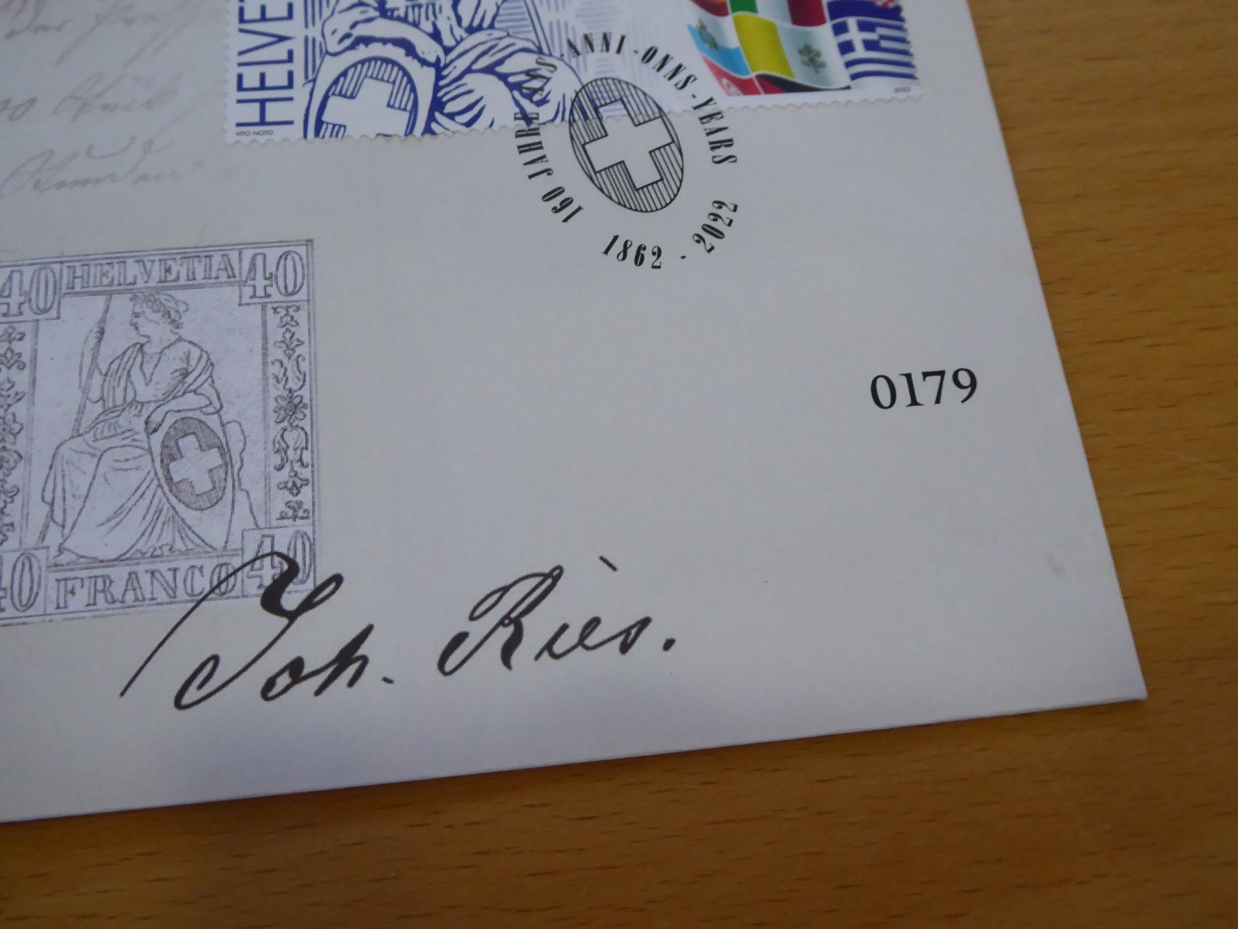 Tutti i francobolli: Toller Beleg mit Silber Briefmarken – Usato da Rothrist venduto da swisstools 1