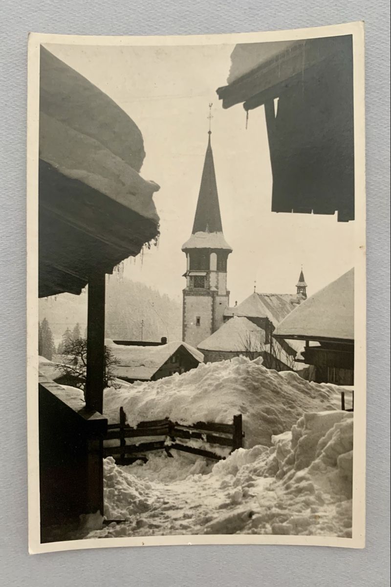 Cartoline postali: Ansichtskarten/Photo Schweiz - Jaun/Bellegarde FR – Usato da Düdingen venduto da polytropon_5 1