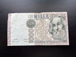 Billet Italie 🇮🇹 1000 lire 