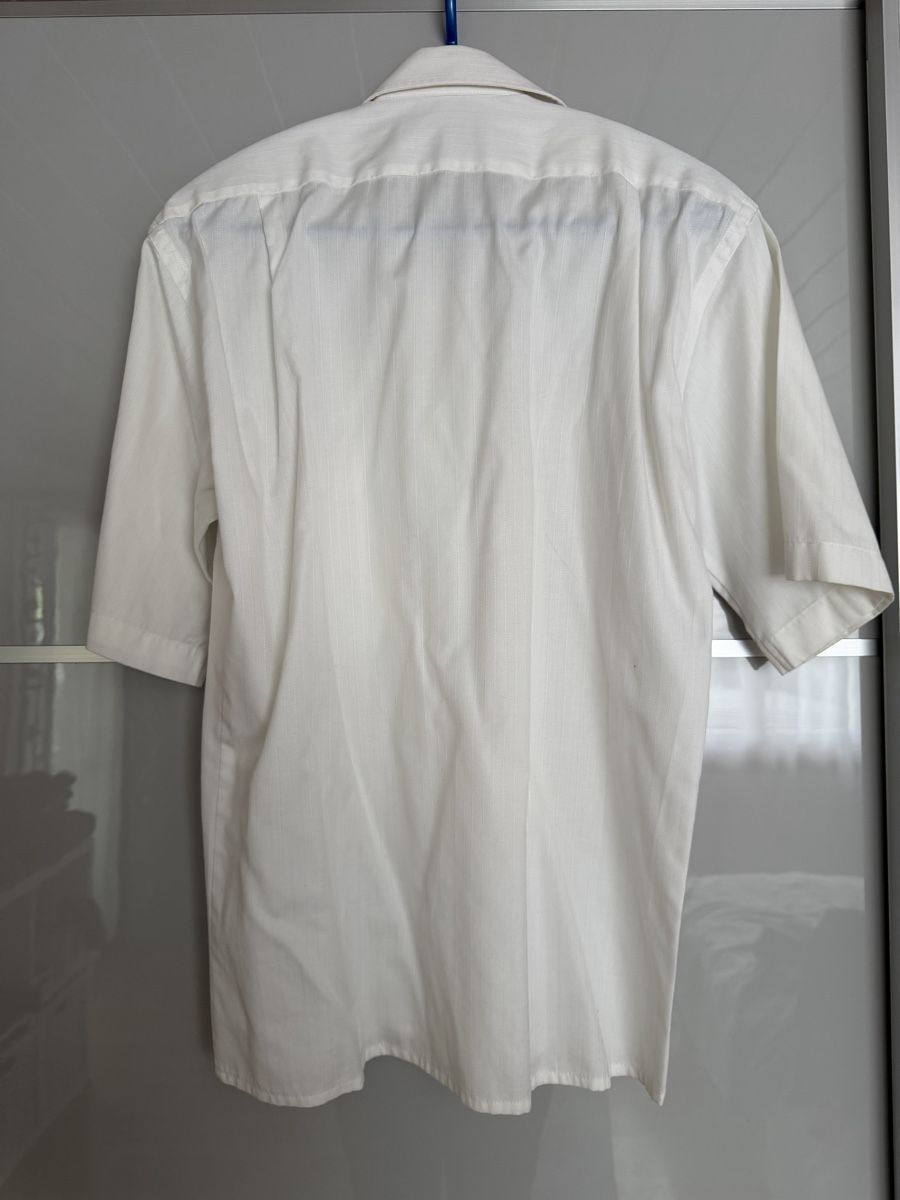 Camicie: Sommerhemd David's Mode, Gr. 36, Weiss! – Usato da Mosnang venduto da Dojajolele 1