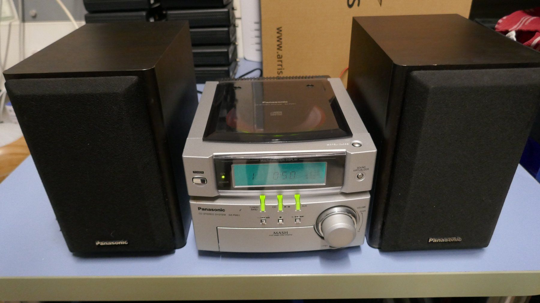 Panasonic Sistemi audio & multimediali: Panasonic SA-PM01 Stereoanlage – Usato da Wenslingen venduto da FairlightCMI