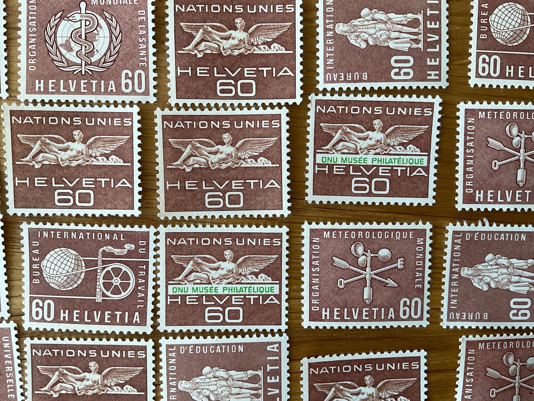 Tutti i francobolli: 60Fr Ämter Frankaturware ungestempelt postfrisch Sammlung – Nuovo (secondo la descrizione) da Wil SG venduto da Chefsugus 5