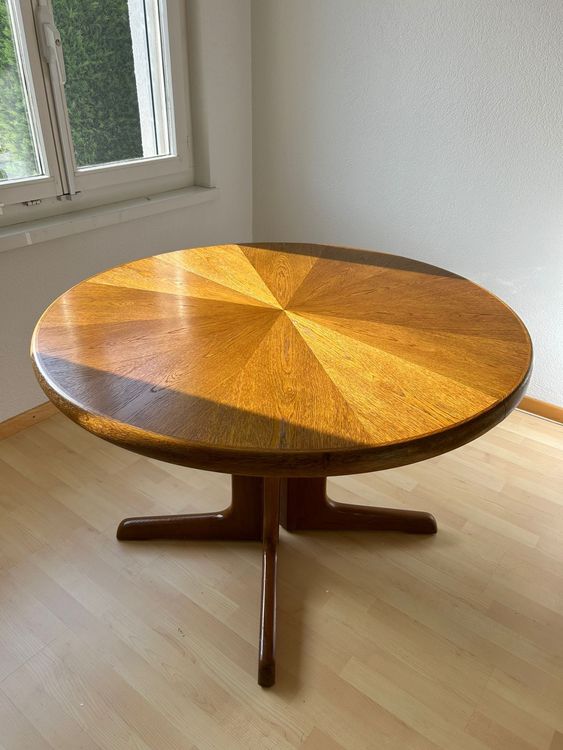 Holztisch rund | Kaufen auf Ricardo
