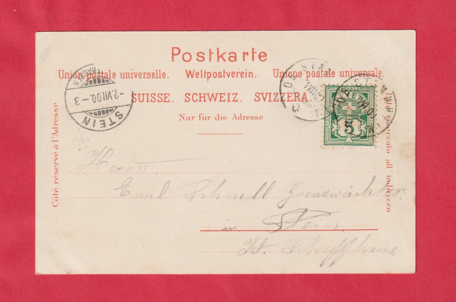 Cartoline postali: Gruss aus Stammheim  2-Bild Farb-Litho – Usato da Zürich venduto da Gill46 1