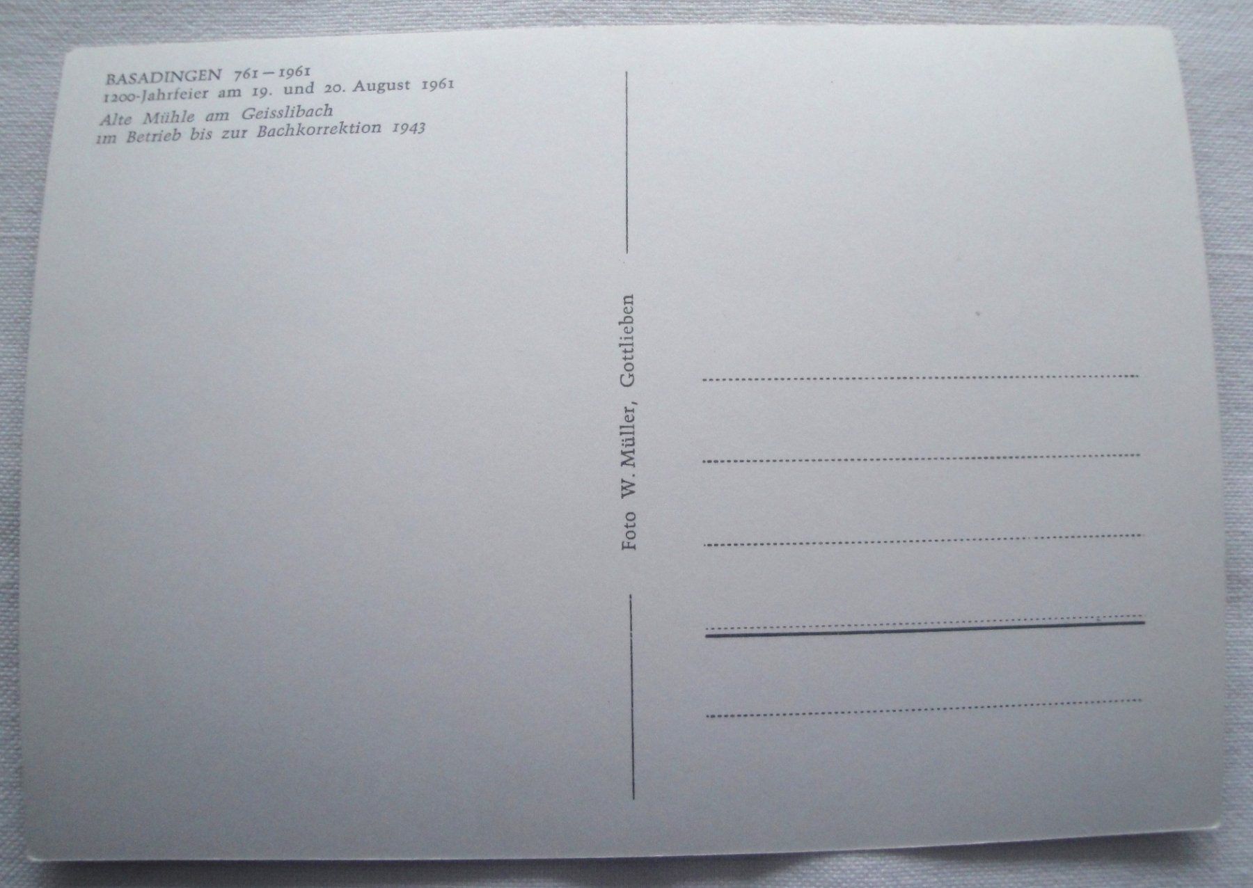 Cartoline postali: 5 schöne Ansichtskarten von Diessenhofen – Usato da Schaffhausen venduto da Hottschili 3