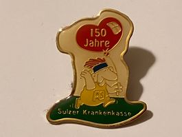 1 Pin Sulzer Krankenkasse 150 Jahre