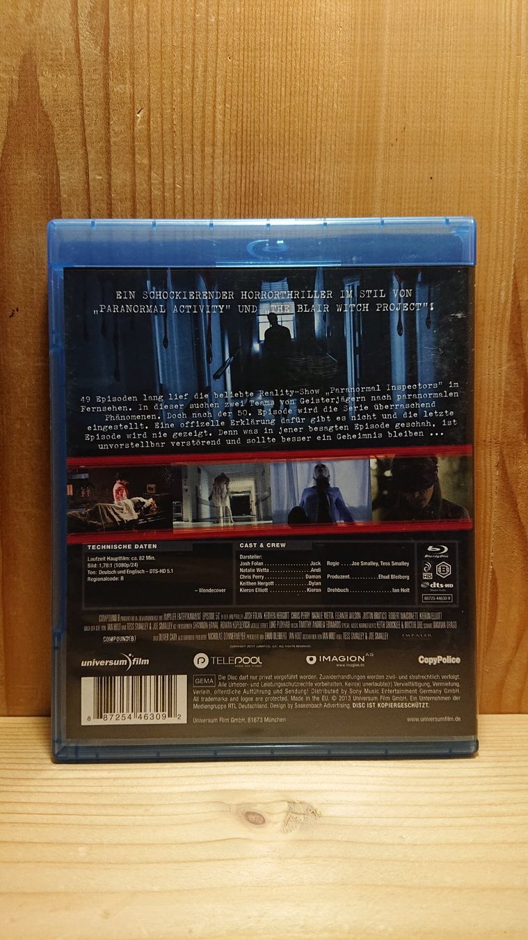 Tutti i DVDs: EPISODE 50 Blu-Ray – Usato da Wilderswil venduto da Exebub 1