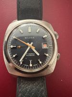 BLITA Vintage Herrenarmbanduhr – Handaufzug – 17 Jewels – In
