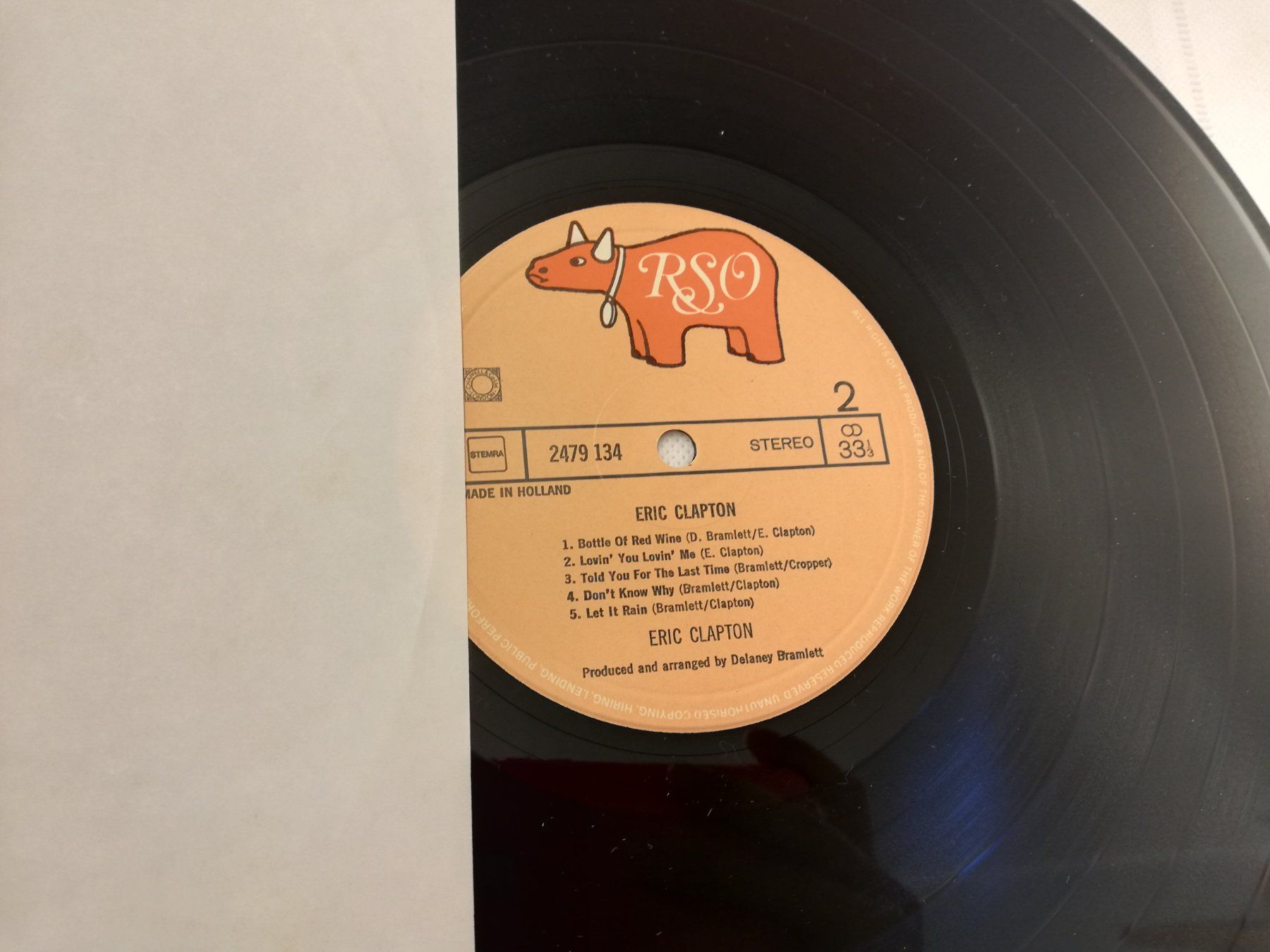 Vinyles: ERIC CLAPTON – D'occasion à Bern par Vinylsound.ch 3