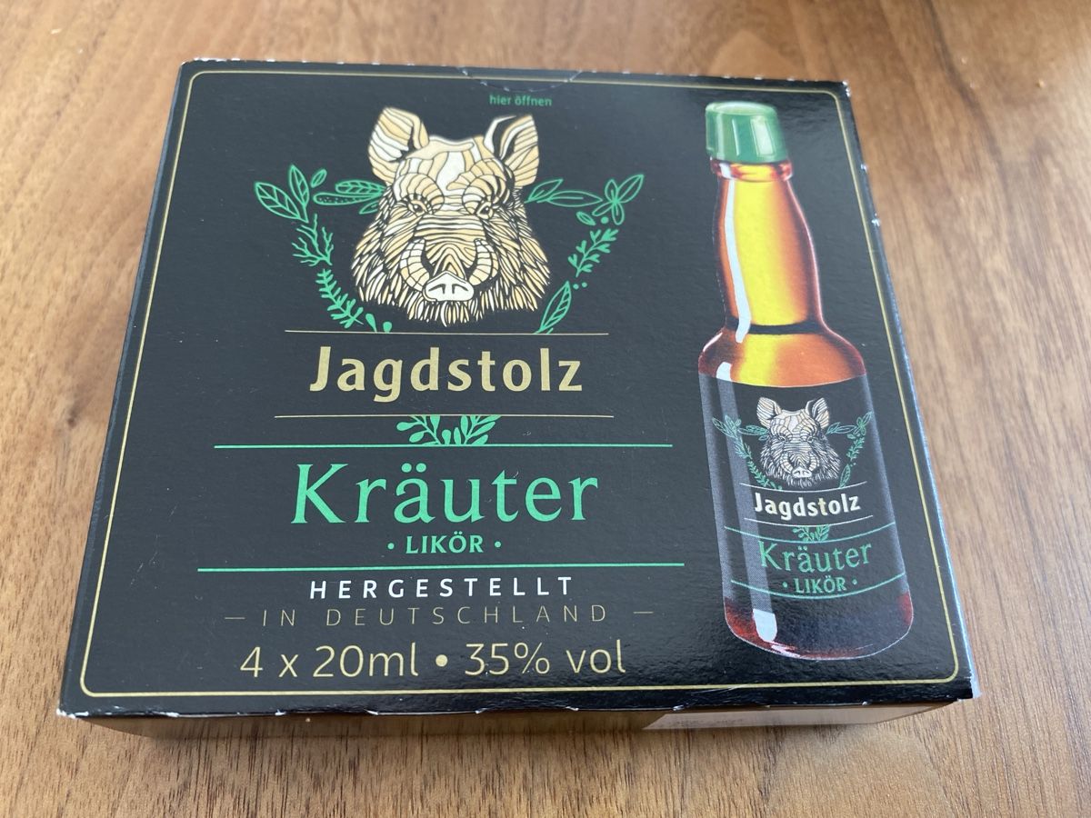 Spiritueux: Jagtstolz Kräuterlikör – Neuf (Voir description) à Mülligen par Flockenstiel 1