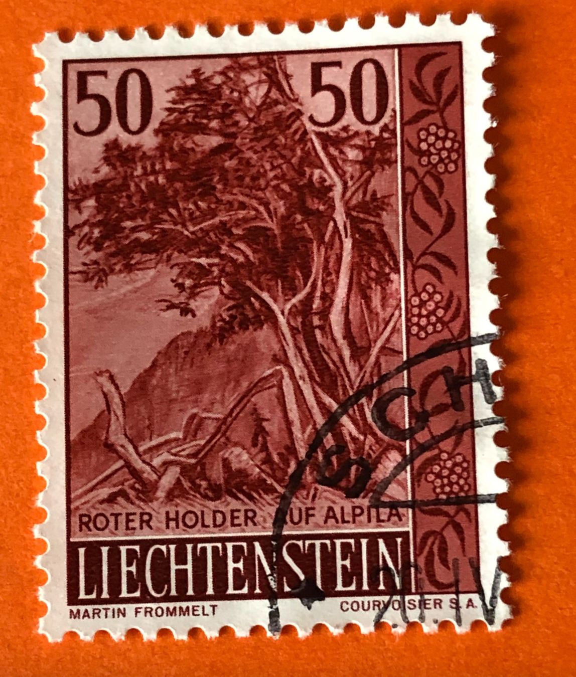 Tutti i francobolli: Briefmarken aus San Liechtenstein gestempelt  – Usato da Aarau venduto da Angi-007