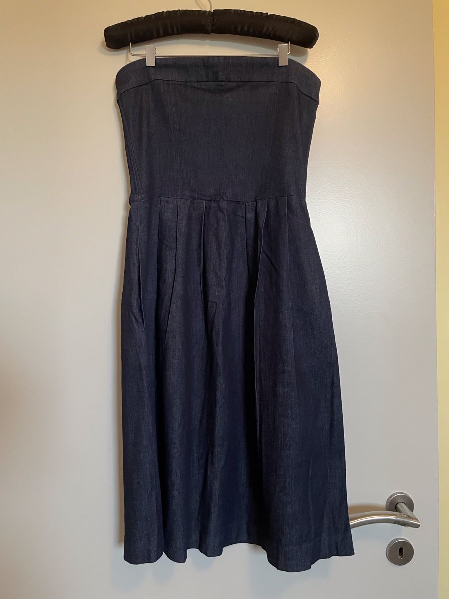 Zara Kleider: Robe bustier en jean Zara Basic, taille S -  Neuve – Neu und originalverpackt aus Vuadens von Nina11 1