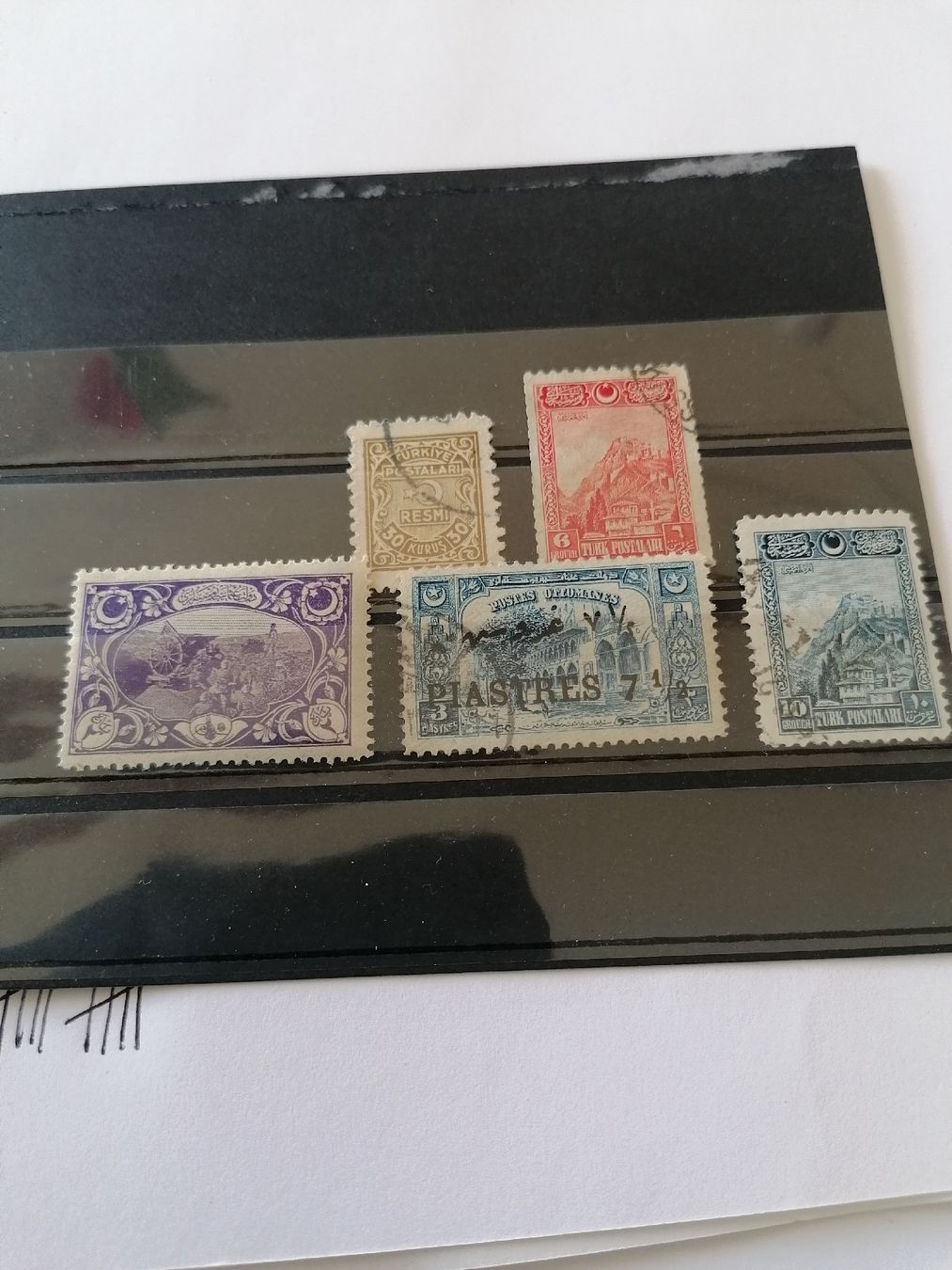 Tous les timbres: 5mal Türkei  – D'occasion à Happerswil par tschergi