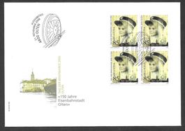 FDC Nr. 1214 Viererblock Tag Briefmarke ET Olten 21.11.2006