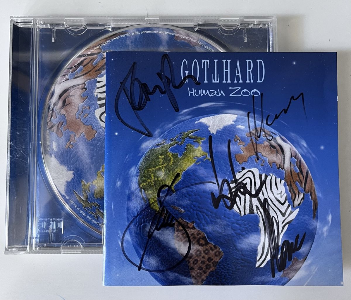 CD: Gotthard schön signierte Cd mit Steve Lee Autogramm signed – Usato da Zürich venduto da Tyler1983