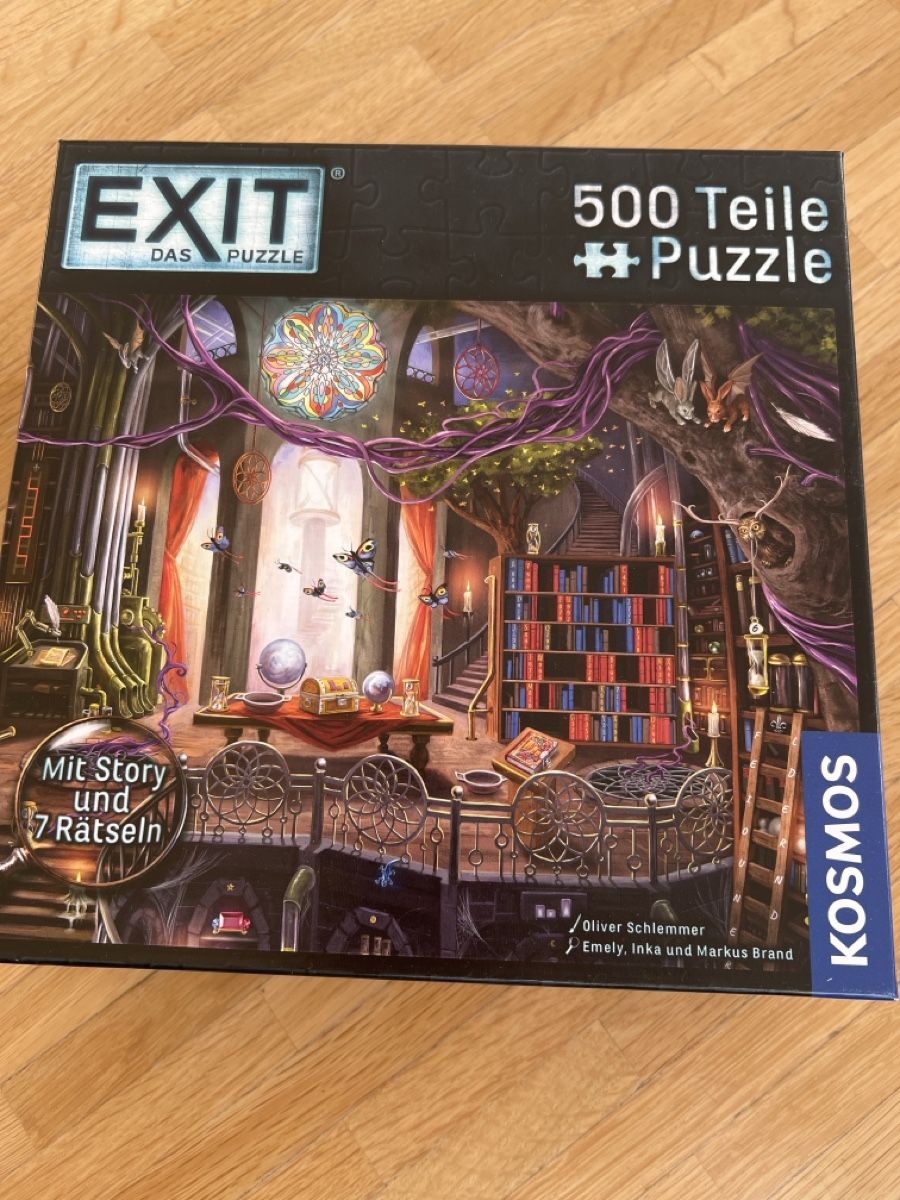 Kosmos Spiele: Exit - Das Puzzle: Die Bibliothek der Träume - Kosmos - 500 – Neu (gemäss Beschreibung) aus Heerbrugg von bluekolibri