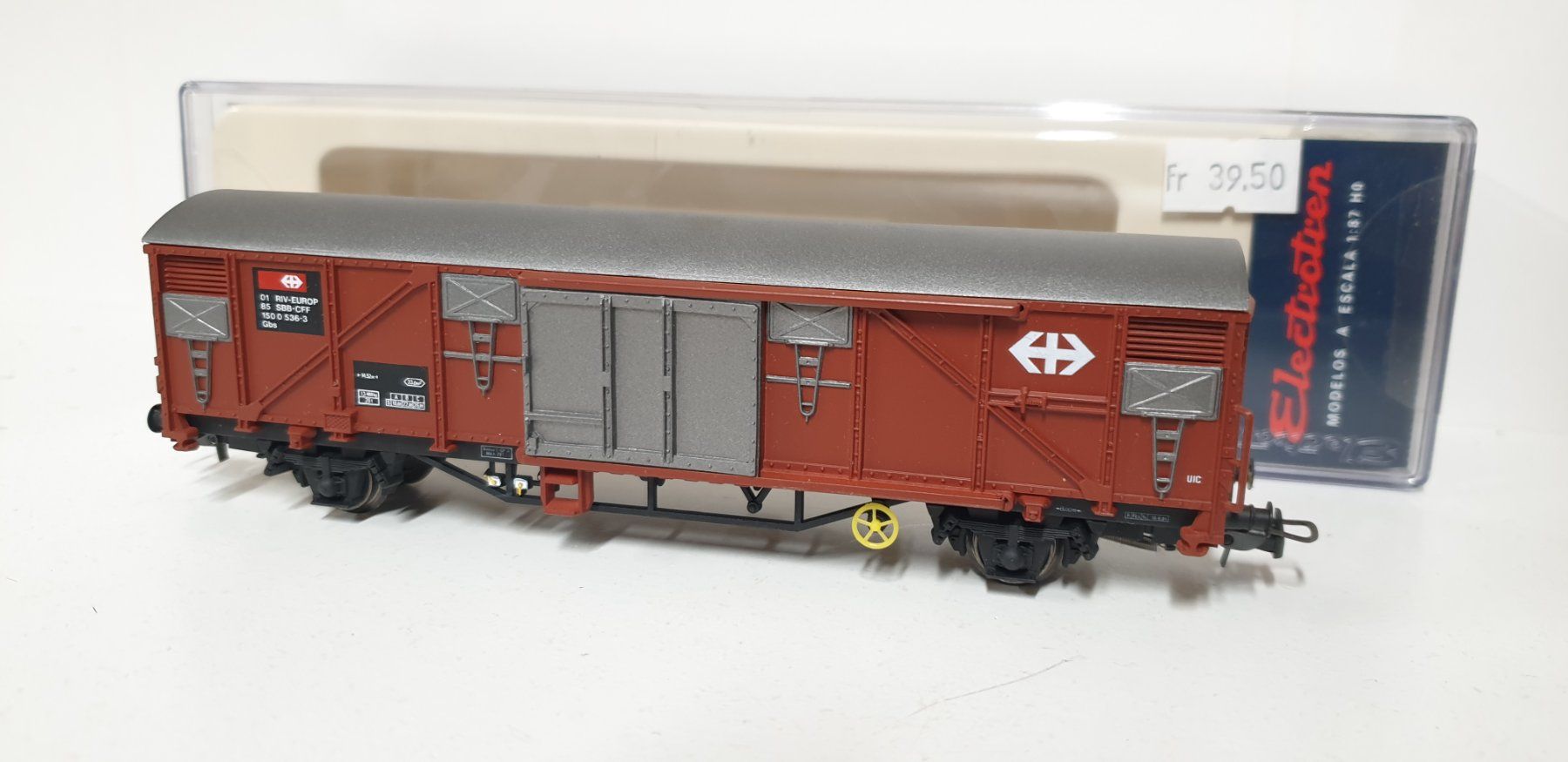 Modellini di ferrovie: Electrotren SBB Gbs Güterwagen H0/DC – Usato da Geroldswil venduto da TopTrain54