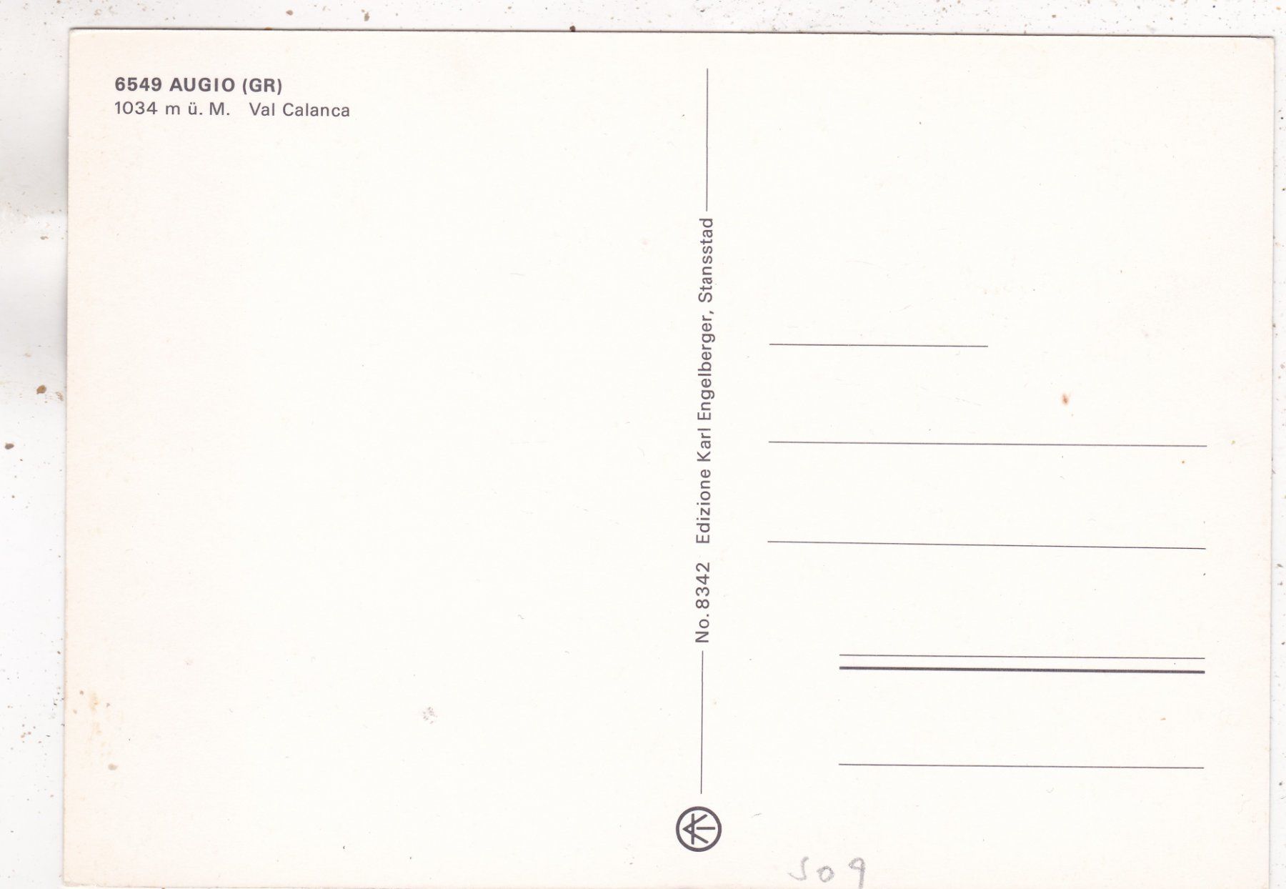 Cartoline postali: Augio – Usato da Herisau venduto da Lisegrat2008 1
