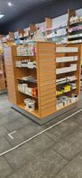 Verkaufsinsel Ladenregal rollbar 110x110x130 cm Gondel 2