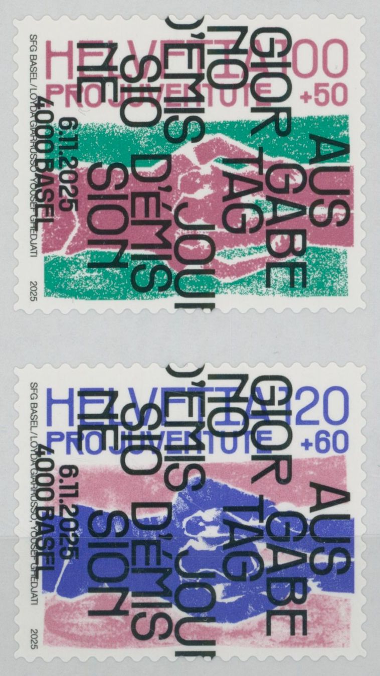 Tutti i francobolli: 2025 - Pro Juventute - Ersttag Voll Stempel ET – Nuovo (secondo la descrizione) da Schindellegi venduto da stationary