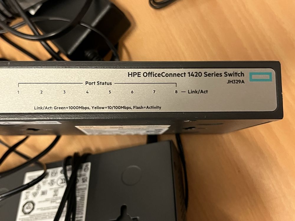 4 x HPE OfficeConnect 1420 8G Switch JH329A gebraucht (Gebraucht) in ...