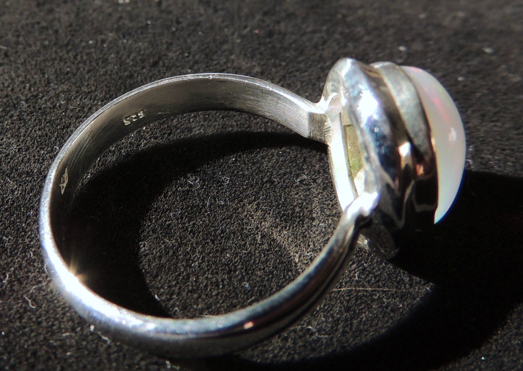 Anelli: Äthiopischer Opal Fingerring Gr. 60 – Usato da Waldenburg venduto da schaller707 9