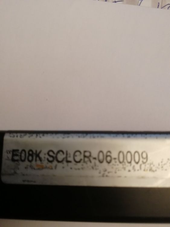 Ausdrehstahl aus Hartmetall E08K SCLCR 06 Kaufen auf Ricardo