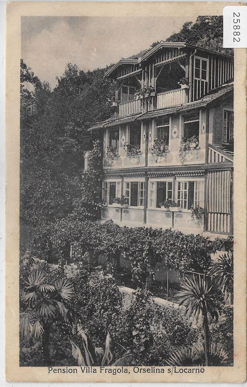 Cartoline postali: Pension Villa Fragola - Orselina – Antico da Ettingen venduto da Kartenplanet