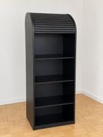 PASTOE Design-Schrank – Vintage – schwarzer Rolladenschrank