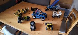 Lego Technic Konvolut verschiedene Fahrzeuge gebraucht