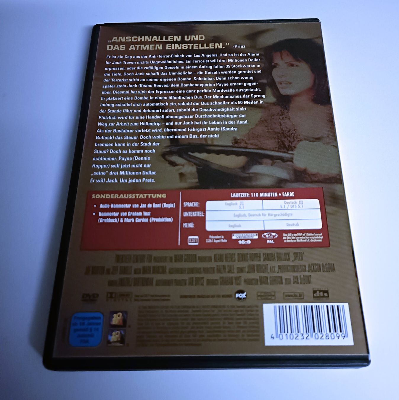 Tutti i DVDs: Speed - Keanu Reeves, Action! – Nuovo (secondo la descrizione) da Köniz venduto da Filmzone 1