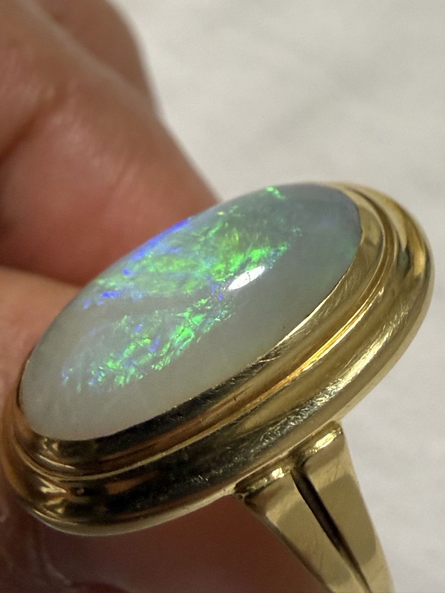 Bagues: Ring Gold 18k mit Opal – D'occasion à Oberhof par RealStone 9