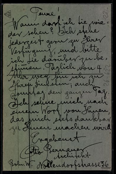 Cartoline postali: Handgemalt: Herr und elegante Dame in ei – Usato da Berlin venduto da bartko-reher 1