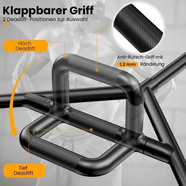 Hanteln & Gewichte: Trap Bar 25mm Aufnahme Schwarz – Neu und originalverpackt aus Bottighofen von zaap 4