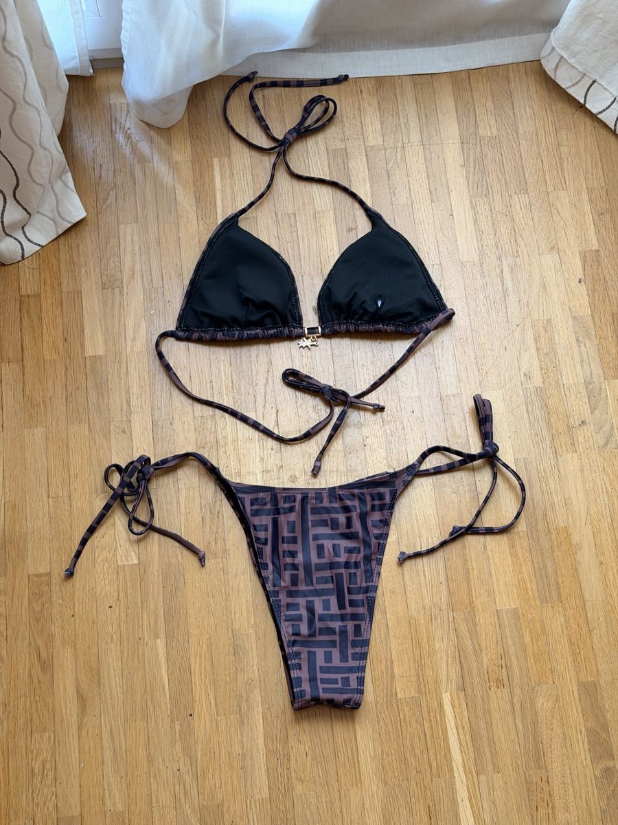 Costumi da bagno & Bikini: Maillot de bain brun 2 pièces  – Nuovo e nell'imballaggio originale da Le Lignon venduto da Ana2831 2