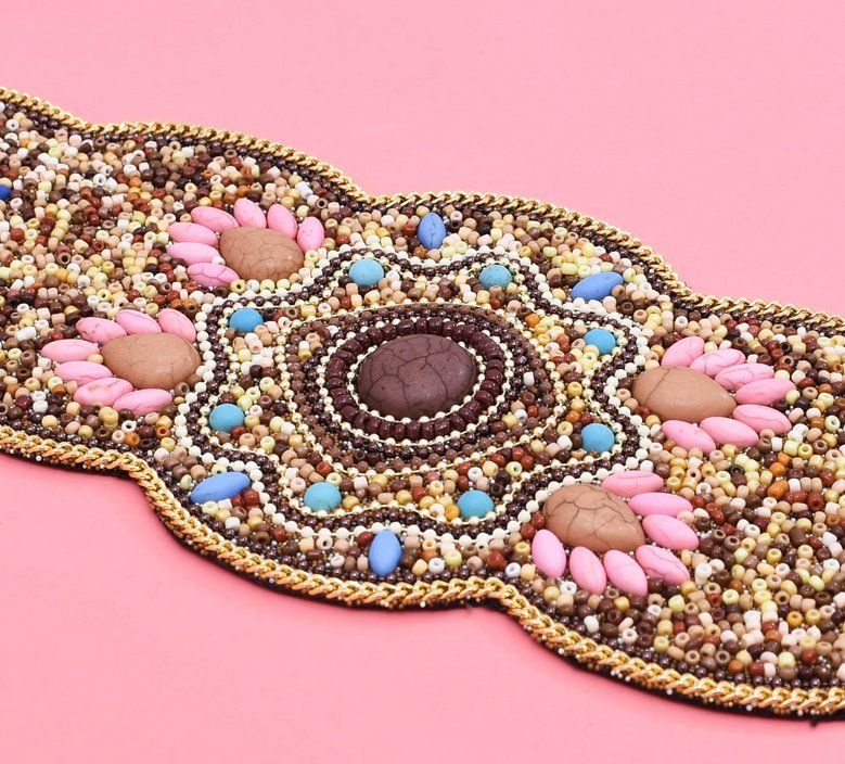 Gürtel: Elastischer Ethno Bohemien Gürtel Ceinture bohème ethnique – Neu und originalverpackt aus Lausanne von FASHION-WORLD-SHOP 3