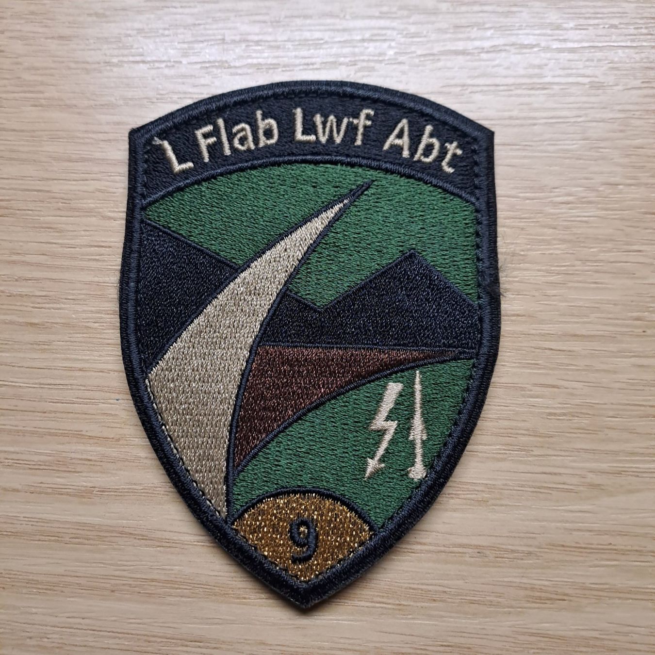 Schweizer Armee Placchette & Badge: L Flab Lwf Abt 9 Stab – Nuovo (secondo la descrizione) da Gipf-Oberfrick venduto da Mig_29
