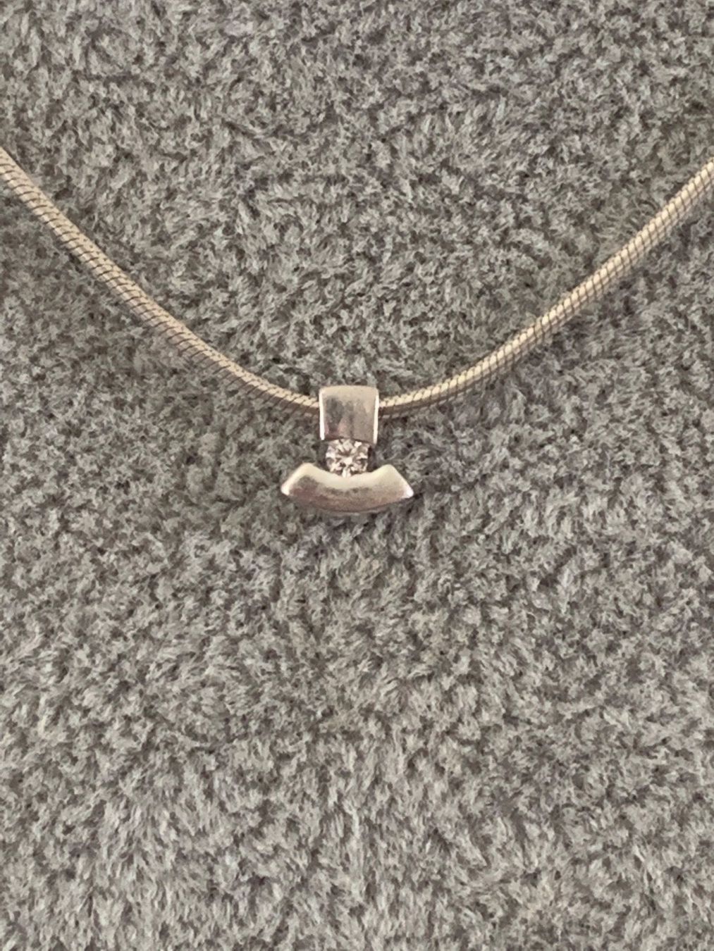 Catenine: Schlangenkette abstrakt silber (42cm) – Usato da Dittingen venduto da Bijoubelle 1