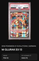 PSA 10 POP 4 - M GLURAK EX 2016 POKEMON XY EVOLUTIONS