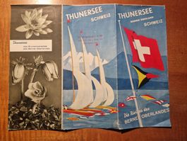Faltprospekt 1939 Thunersee