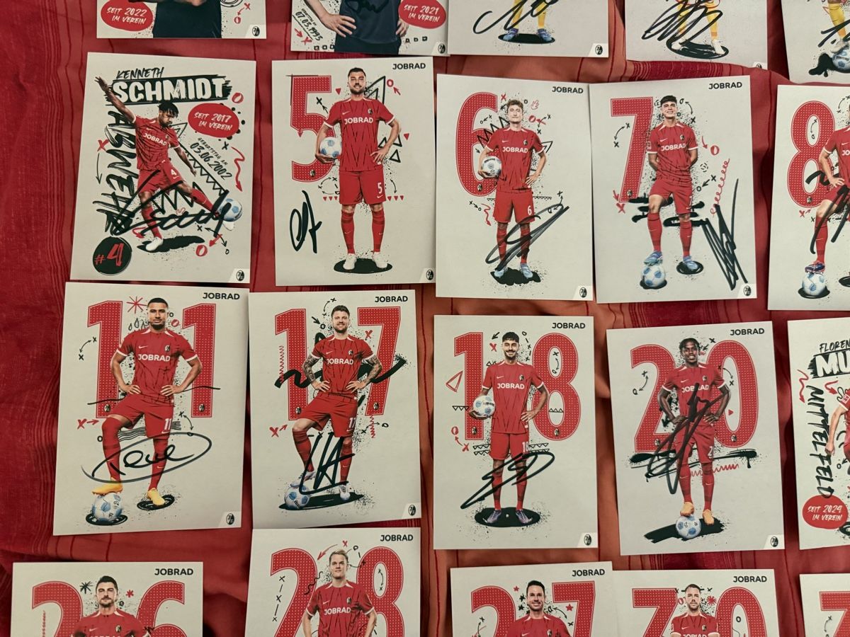 Autographes: Autogrammkarten SC Freiburg signiert  – D'occasion à Rüschlikon par Andi_2000 5