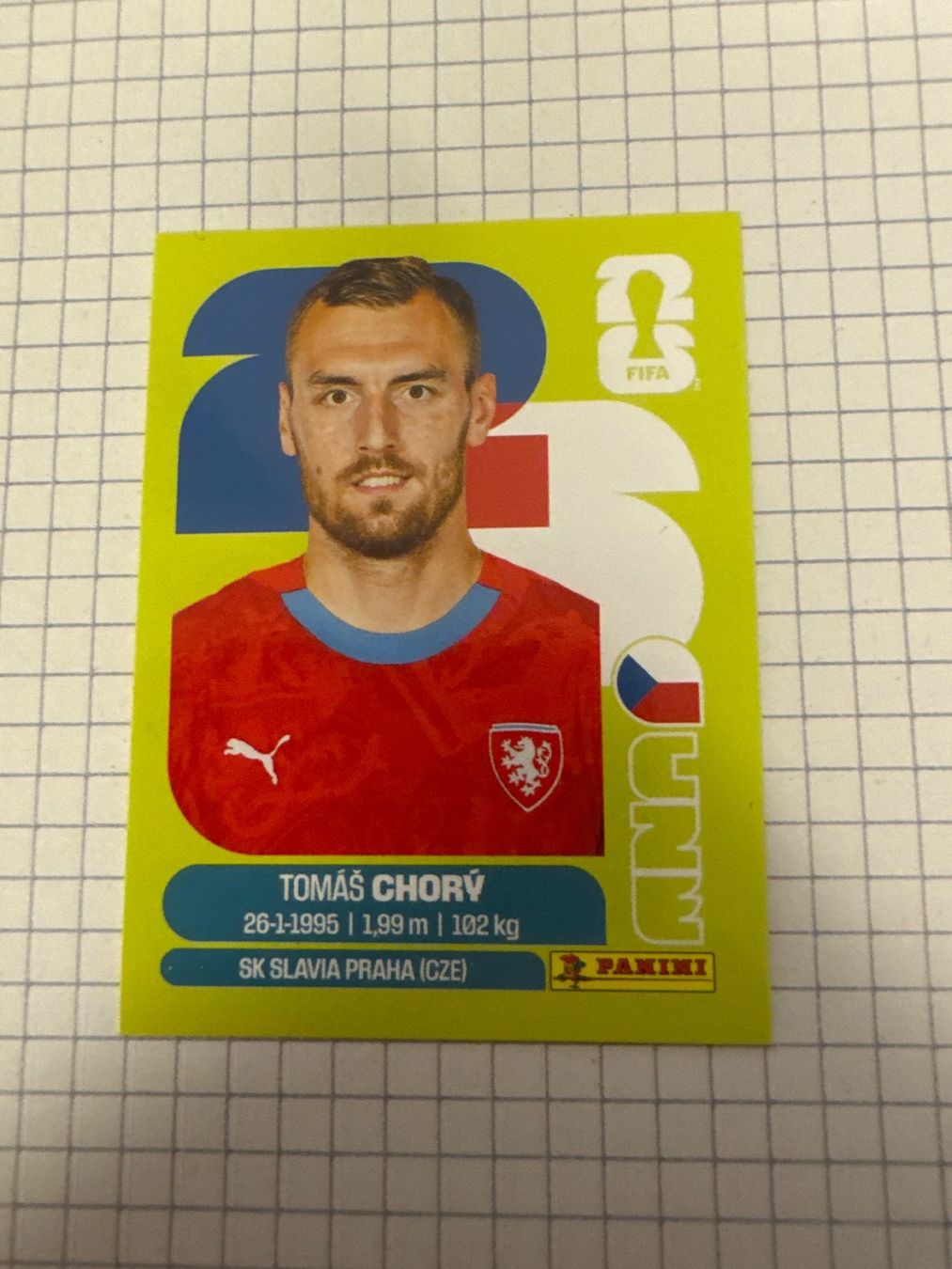 Panini Carte collezionabili: Panini Sticker WM 2026, CZE 17 Tomas Chory – Nuovo (secondo la descrizione) da Winterthur venduto da mathis-spielsteine