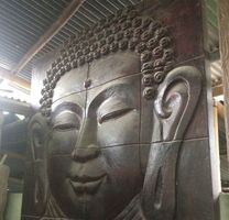 Relief Buddha Wanddeco Gartendekoration