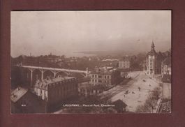 LAUSANNE - Place et Pont Chauderon - 1915