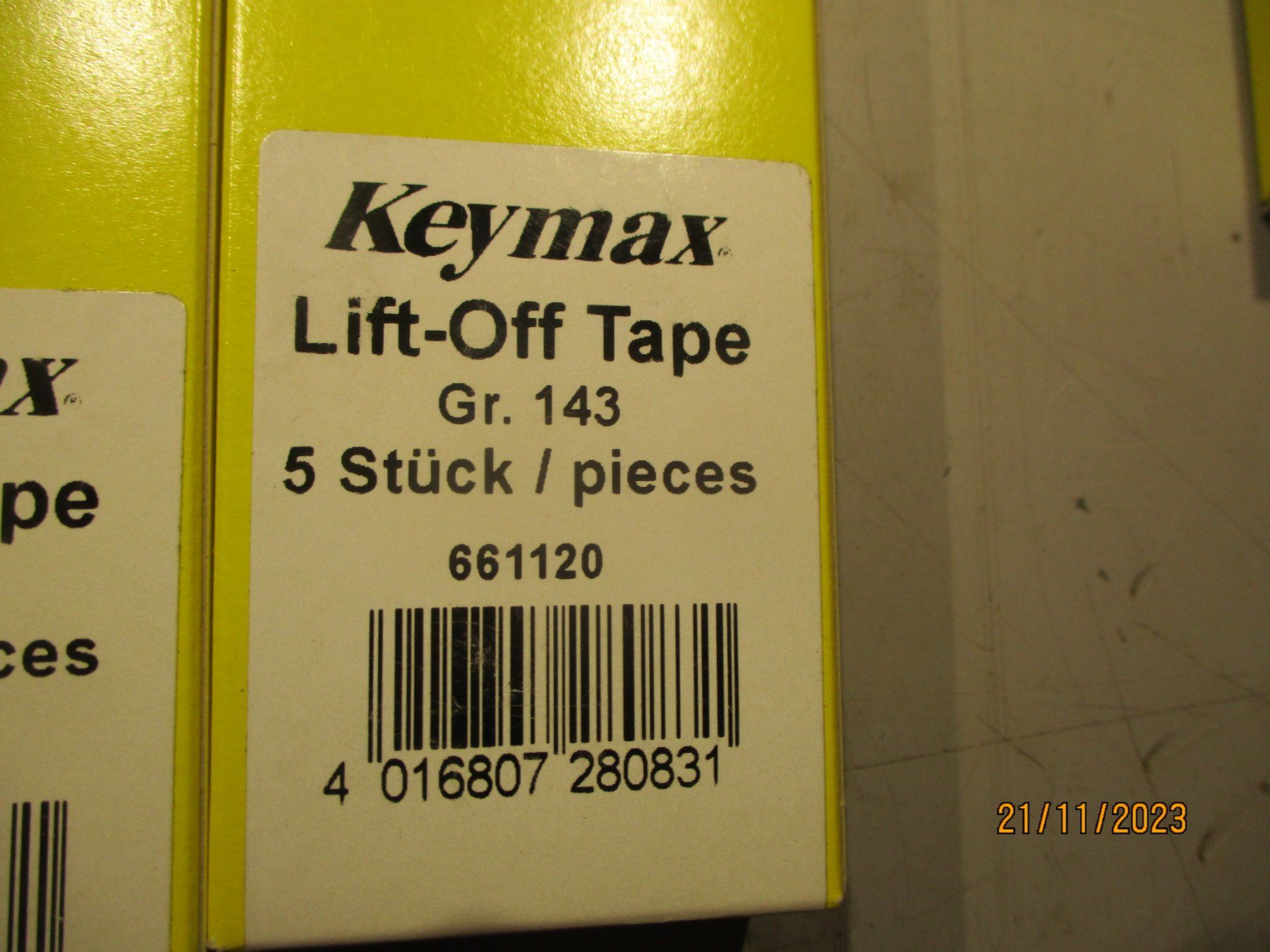Druckerpatronen & Toner: KEY-MAX LIFTOFF TAPE / 4ER SET – Neu und originalverpackt aus Langnau i. E. von Superseven69 4
